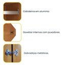 Ver imagem 7 de Quarto Casal Guarda-roupa 6 Portas Ripado Nova York e Cama Box Queen Mônaco com Cabeceira Ajustável