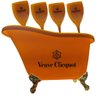 Banheira Champanheira Veuve Clicquot + 4 Taças Champanhe - 1