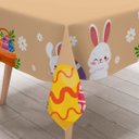 Ver imagem 2 de Toalha de Mesa Retangular Ovos de Páscoa e Margaridas Capa de Almofada