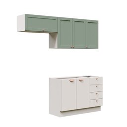 Cozinha Modulada 3 Peças 2 Aéreos 1 Balcão Arizona CabeCasa MadeiraMadeira - 2
