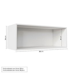 Cozinha Modulada 3 Peças 2 Aéreos 1 Balcão Arizona CabeCasa MadeiraMadeira - 14