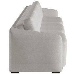 Sofá Cama para Sala de Estar 3 Lugares 276cm Montserrat K01 Bouclê Creme - Lyam Decor - 2