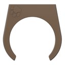 Ver imagem 2 de Abraçadeira De Encaixe Para Tubos Soldável E Eletrodutos PVC Marrom 1/2" De 20 mm Tigre - Marrom
