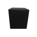 Ver imagem 1 de Puff Quadrado Não É Segredo Suede Animale Preto Rodinha 40x45 Nspq03tsa-r