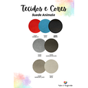 Ver imagem 3 de Puff Quadrado Não É Segredo Suede Animale Preto Rodinha 40x45 Nspq03tsa-r