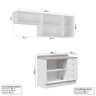 Cozinha Modulada 3 Peças 2 Aéreos 1 Balcão Arizona CabeCasa MadeiraOriginals - 3