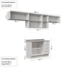 Cozinha Modulada 4 Peças 3 Aéreos 1 Balcão Arizona CabeCasa MadeiraOriginals - 2