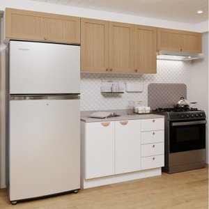 Cozinha Modulada 4 Peças 3 Aéreos 1 Balcão Arizona Cabecasa Madeiramadeira
