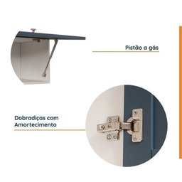 Cozinha Modulada 3 Peças 2 Aéreos 1 Balcão Arizona CabeCasa MadeiraMadeira - 7