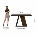 Ver imagem 3 de Mesa de Jantar com Vidro 4 Cadeiras Sícilia Imbuia/preto/preto - M.a Imbuia/preto/preto 06