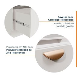 Cozinha Modulada 4 Peças 3 Aéreos 1 Balcão Arizona Cabecasa Madeiramadeira - 4