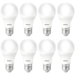 Kit 8 Lâmpadas Pera Led (a60) Branco 12w He1050 Avant Base E27 Bivolt Br6500k - Cód 276121373 - 1