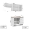Cozinha Modulada 3 Peças 2 Aéreos 1 Balcão Arizona CabeCasa MadeiraOriginals - 3