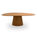 Ver imagem 2 de Mesa Oval Orgânica 220x120cm Madeira Freijó 8 Lugares