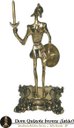Ver imagem 3 de Estatueta Artesanal Dom Quixote em Latão Reciclado Sat