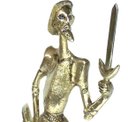 Ver imagem 4 de Estatueta Artesanal Dom Quixote em Latão Reciclado Sat