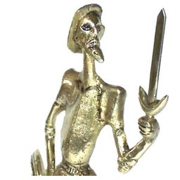 Estatueta Artesanal Dom Quixote em Latão Reciclado SAT - 4