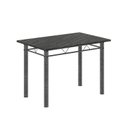 Ver imagem 4 de Conjunto de Mesa Tubular 020 100cm x 60cm Tampo com 4 Cadeiras Lívia Prata/Preto