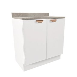 Cozinha Modulada 4 Peças 2 Aéreos 2 Balcões Arizona Cabecasa Madeiramadeira - 11