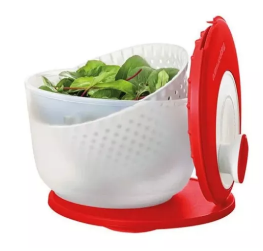 Tupperware Centrífuga Secadora de Salada Plus 3,9 Litros Importada Tupperware Centrífuga Secadora de - 2