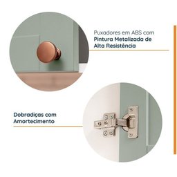 Cozinha Modulada 4 Peças 2 Aéreos 2 Balcões Arizona Cabecasa Madeiramadeira - 7