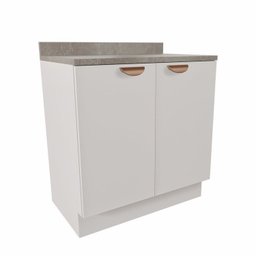Cozinha Modulada 4 Peças 2 Aéreos 2 Balcões Arizona Cabecasa Madeiramadeira - 11