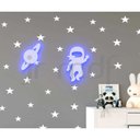 Ver imagem 1 de Kit 2 Luminosos Decorativos Planeta + Astronauta:azul