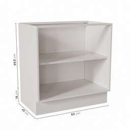 Cozinha Modulada 4 Peças 2 Aéreos 2 Balcões Arizona Cabecasa Madeiramadeira - 12