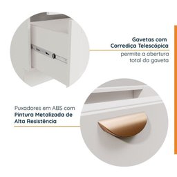 Cozinha Modulada 4 Peças 2 Aéreos 2 Balcões Arizona Cabecasa Madeiramadeira - 6