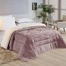 Edredom Coberdrom Sherpa-manta Queen Conforto 01 Peça Cor:rosa - 2