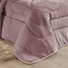 Edredom Coberdrom Sherpa-manta Queen Conforto 01 Peça Cor:rosa - 4