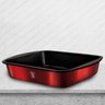 Forma Assadeira Antiaderente Burgundy Berlinger Haus Chef Cozinha Gourmet Forno Assados Bolo Torta - 4