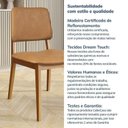 Ver imagem 6 de Kit 8 Cadeiras Estofadas Miriti CabeCasa MadeiraOriginals