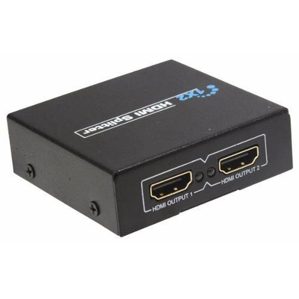 Adaptador Hdmi 1.4 Splitter Duplicador 2x1 Tv Monitor Fullhd - 1