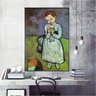 Quadro Pablo Picasso Criança Com Uma Pomba:120x80 cm/BRANCA - 4