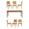 Conjunto Sala de Jantar 1 Mesa 160cm 6 Cadeiras Miriti CabeCasa MadeiraMadeira - 2