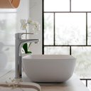 Ver imagem 4 de Cuba de Apoio para Banheiro/lavabo Cerâmica Quadrada 46 Cm Manplex