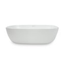 Ver mais imagens de Cuba de Apoio para Banheiro/lavabo Cerâmica Quadrada 46 Cm Manplex