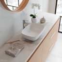 Ver imagem 5 de Cuba de Apoio para Banheiro/lavabo Cerâmica Quadrada 46 Cm Manplex