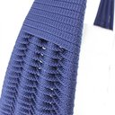 Ver imagem 2 de Big Balanço Suspenso Corda Náutica Tailândia Trama Original Azul Marinho