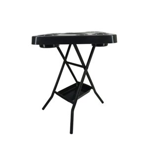 Mesa Petisqueira Multiuso Dobrável Desmontável Portátil Bandeja Churrasco Bar Piscina Área Lazer