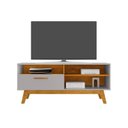 Ver imagem 7 de Rack para TV até 55 Polegadas Pés em Madeira Maciça Retrô Paládio