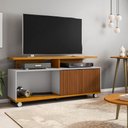 Ver imagem 5 de Rack para TV até 52 Polegadas com 5 Rodízios Topázio