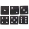 Kit 6 Porta Copos Criativo Dado Preto Decoração Divertida - 1