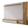 Painel Ripado Autêntico para TV até 80 Polegadas 2 Gavetas com Friso Decorativo  LED Cascata - 3