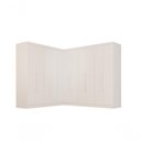 Ver imagem 7 de Guarda Roupa Casal Modulado de Canto 11 Portas de Bater 4 Gavetas MDP Branco Multimóveis 196cm