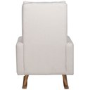 Ver mais imagens de Poltrona de Amamentação com Balanço Base Milka Noah D02 Bouclê Off White B-114 - Lyam Decor
