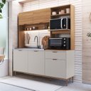 Ver imagem 1 de Cozinha Compacta Nicole 1,8m com Espaço para Forno e Microondas 5 Portas 1 Gaveta