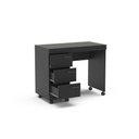 Ver imagem 3 de Mesa Escrivaninha Juvenil Osaka c/ 3 Gavetas e Rodízios Branco - Politorno