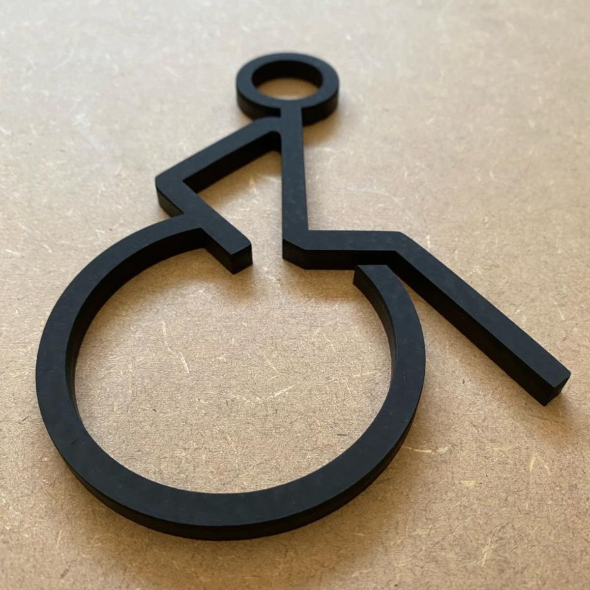 Placa Indicativa Banheiro Sanitário Acessível Cadeirante Pcd - 2